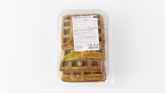 Вафли шпинатные веган, зам.