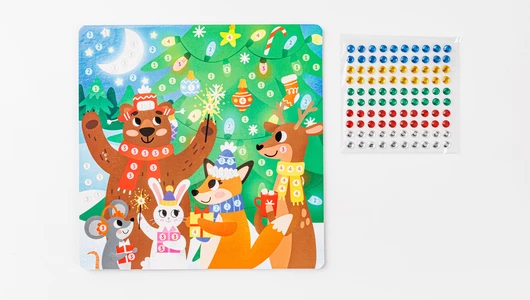 Аппликация стразами "Новогодние искорки"