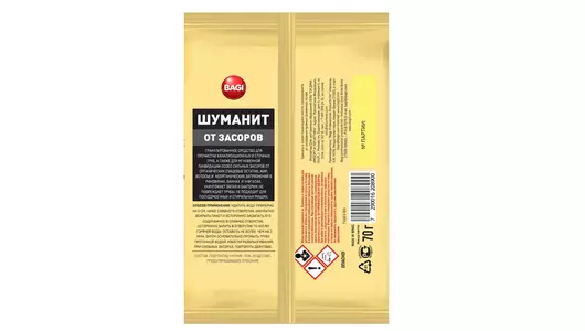 Средство от засоров Bagi Шуманит 70 г