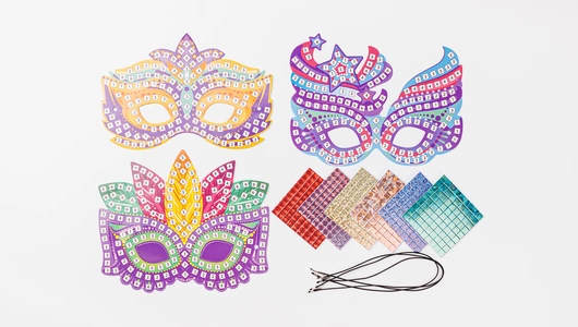 Набор для творчества "Маски блестящие"