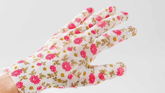 Перчатки садовые с покрытием розовые SG 1919, размер 8 (М) _CО