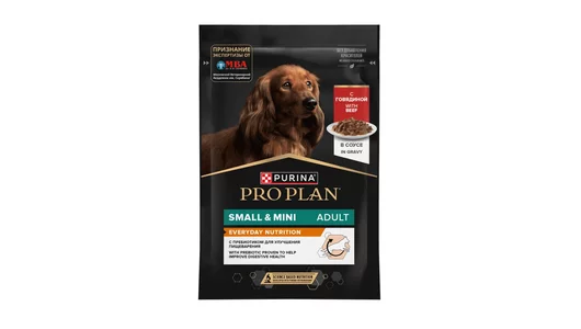 Корм PRO PLAN® для собак мелких и карликовых пород с говядиной, EVERYDAY NUTRITION