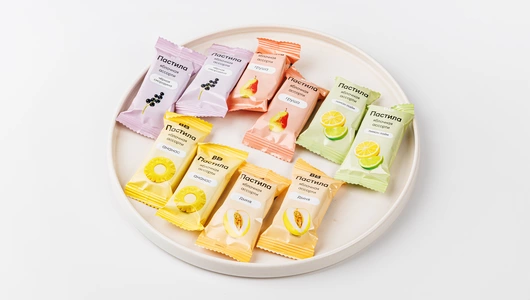 Ассорти из яблочной пастилы, 200г