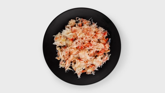 Мясо краба камчатского салатное вареное зам., 250 г Мясо краба камчатского салатное вареное зам., 250 г