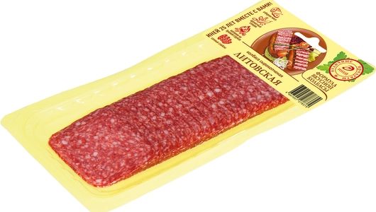 Колбаса сырокопченая Иней Литовская нарезка 100 г