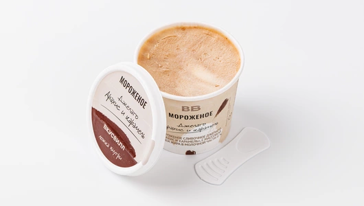 Мороженое "Джелато Арахис и карамель"