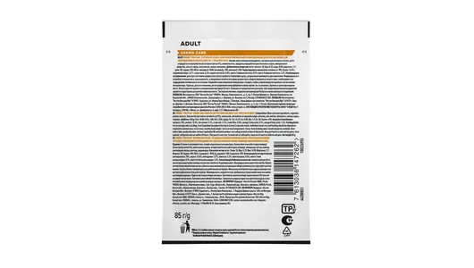 Влажный корм PRO PLAN® паучи для взрослых кошек для здоровья кожи и красоты шерсти, с треской в соусе, DERMA CARE