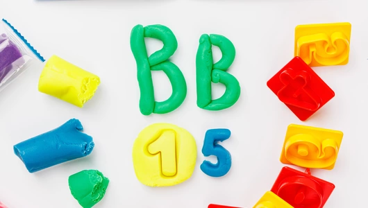 Набор для лепки "Буквы и цифры"