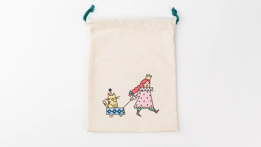 Мешочек для подарков "Принцесса с котиком"