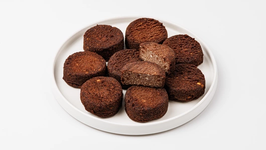 "Сырники" из тофу шоколадные, зам. "Сырники" из тофу шоколадные, зам.