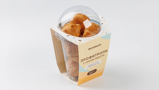 Профитроли с сыром рикотта