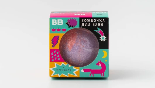 Бомбочка для ванны с игрушкой