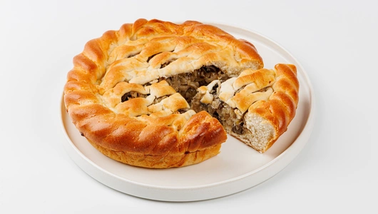 Пирог постный с&nbsp;капустой и&nbsp;грибами, 300 г