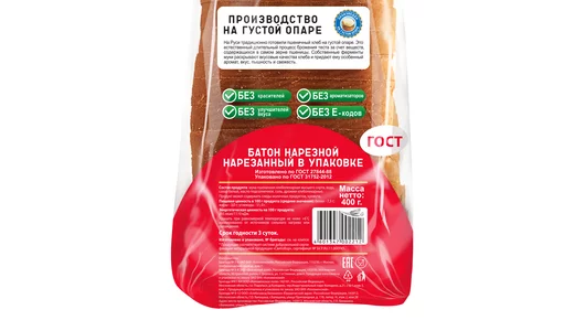 Батон Коломенское нарезной 400 г