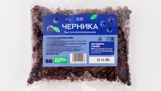 Черника, свежезамороженная