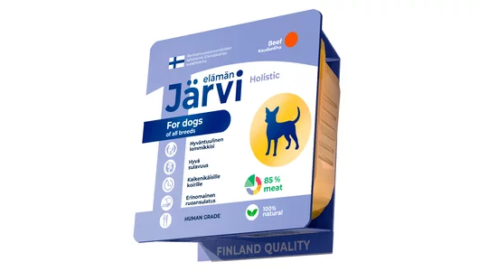 Влажный корм Jarvi Holistic Holistic мясной паштет для собак всех пород с говядиной, 100 гр