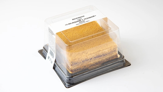 Торт "НеМедовик с малиной", веган