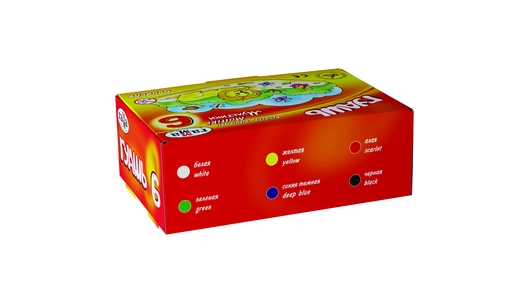 Гуашь Гамма Мультики 6 цветов по 20 мл