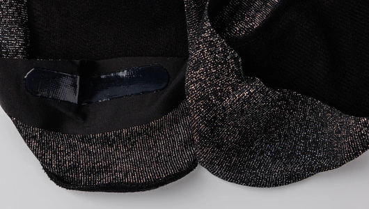 Следки женские черные (1 пара), р.23-25