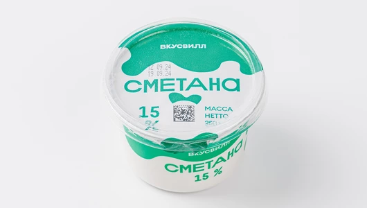Сметана 15%, 250 г Сметана 15%, 250 г