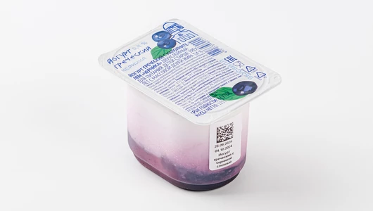 Йогурт греческий "Черника" 3,4%