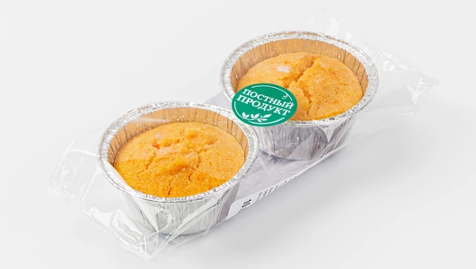 Маффин морковный без глютена, зам.