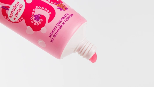 Гель для душа детский "Мыльная краска (розовая)"