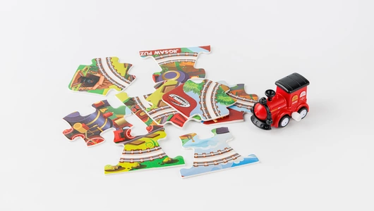 Пазл с трассой "Поезд"