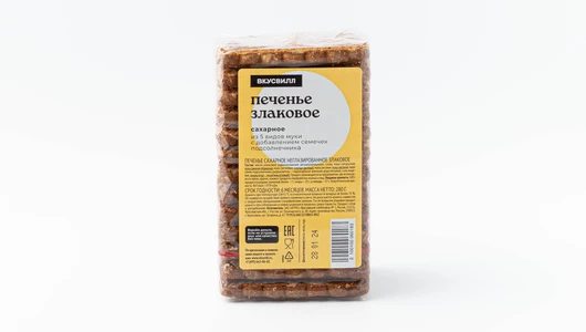 Печенье сахарное злаковое Печенье сахарное злаковое