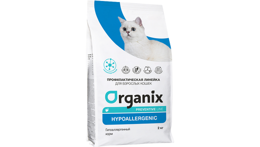 Organix prof (профилактика) Hypoallergenic сухой корм для кошек «Гипоаллергенный», 2 кг