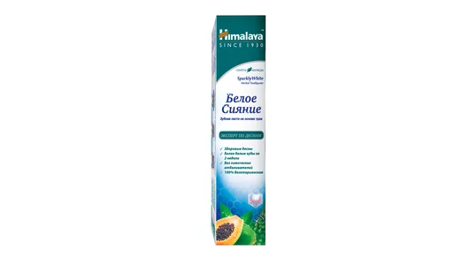 Зубная паста Himalaya Herbals Sparkly White Отбеливающая 75 мл