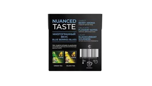 Чай черный Curtis Blue Berries Blues пирамидки 20х1,8 г Чай черный Curtis Blue Berries Blues пирамидки 20х1,8 г