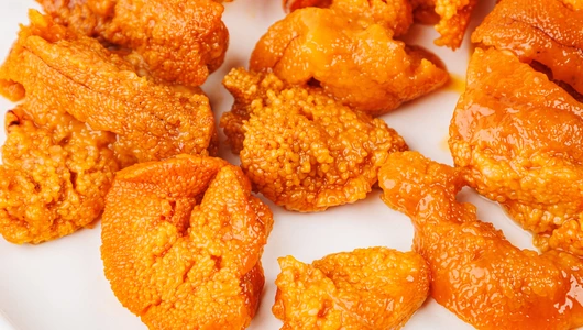 Икра морского ежа "Особая" зам., 100 г Икра морского ежа "Особая" зам., 100 г