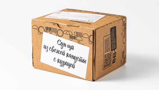 Щи из свежей капусты с курицей, 1 кг