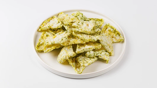 Флайчипсы кукурузно-рисовые "3 сыра и зеленый лук", 40 г