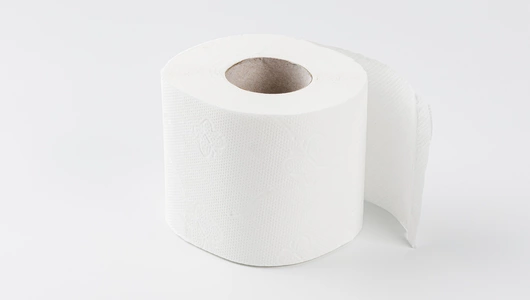 Бумага туалетная 2 слоя белая, 4 рулона