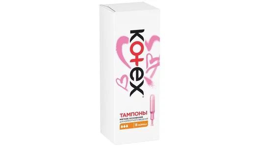 KOTEX тампоны с&nbsp;аппликатором Normal 8 шт
