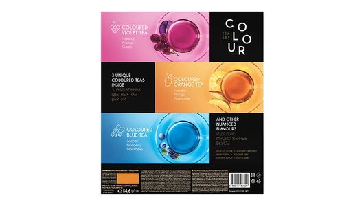 Чай ассорти Curtis Colour tea set 9 вкусов пакетированный 54 шт