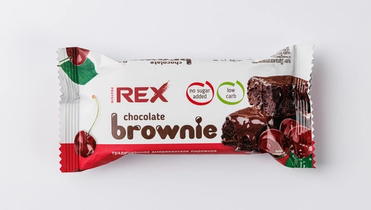 Брауни протеиновое с вишней