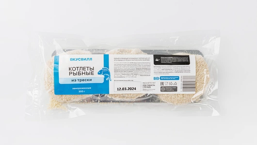 Котлеты рыбные из трески зам., 300 г Котлеты рыбные из трески зам., 300 г