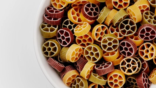 Макаронные изделия "Ротелли" с морковью, свеклой и шпинатом, 400 г