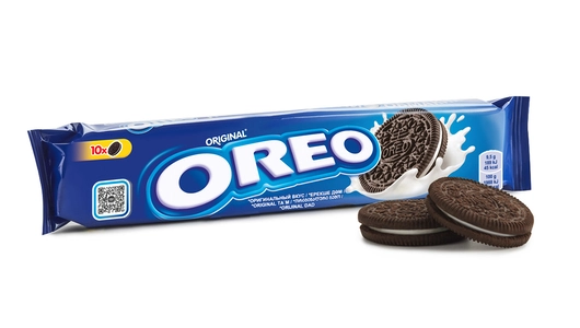 Печенье Oreo с какао и начинкой с ванильным вкусом 95 г