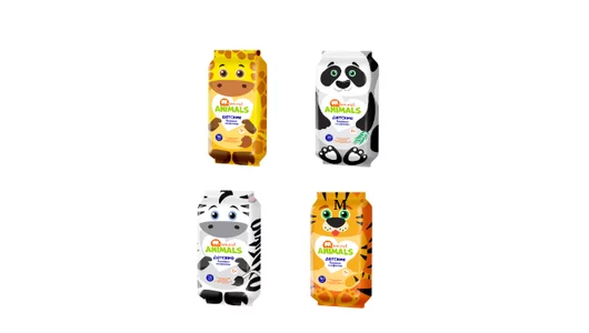 Салфетки влажные детские Smart Animals mix 50 шт Салфетки влажные детские Smart Animals mix 50 шт