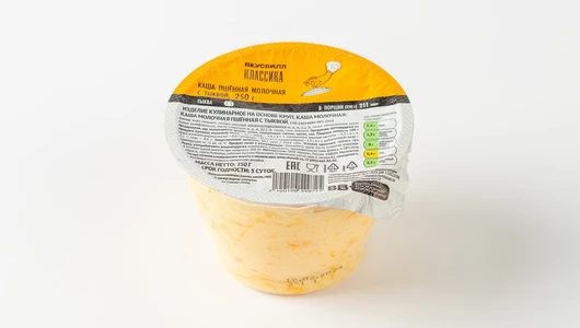 Каша пшенная молочная с тыквой, 250 г Каша пшенная молочная с тыквой, 250 г