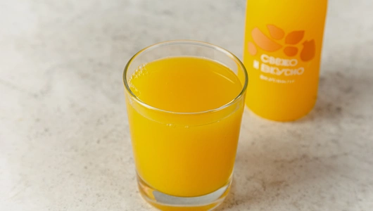 Сок апельсиновый свежевыжатый, 300 мл