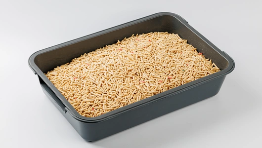 Наполнитель для кошачьего туалета древесный "Сакура", 1,9 кг