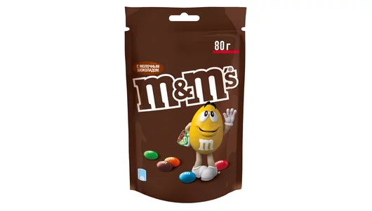 Драже M&M`s с молочным шоколадом покрытое хрустящей разноцветной глазурью 80 г