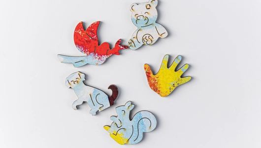 Пазл деревянный "Осень"