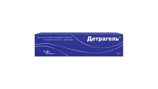 Детрагель гель д/наружн. прим. 40г №1