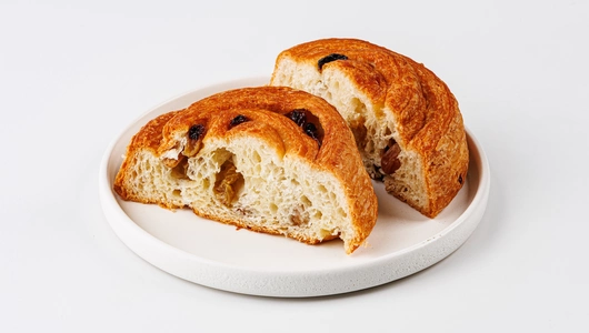 Улитка с изюмом, веган